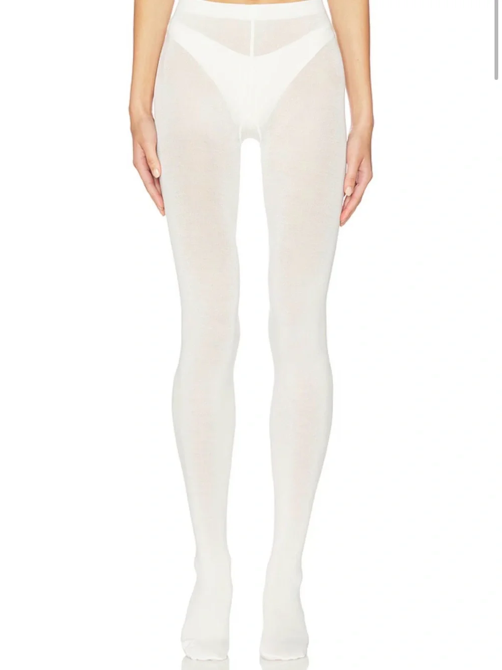Wolford Merino Virgin Wool 200 Den ECRU Tights Stocking Hosiery